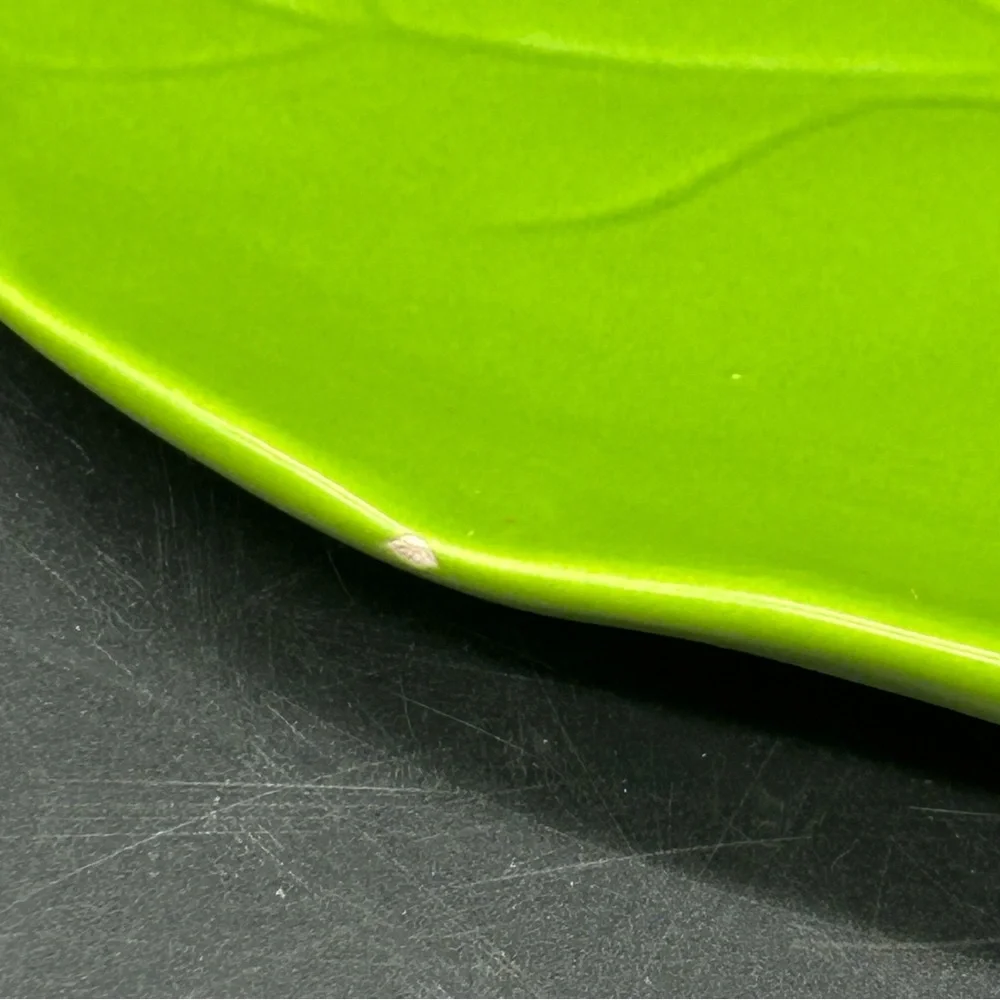 Williams Sonoma Green Leaf Barbara Egen Dish 2012